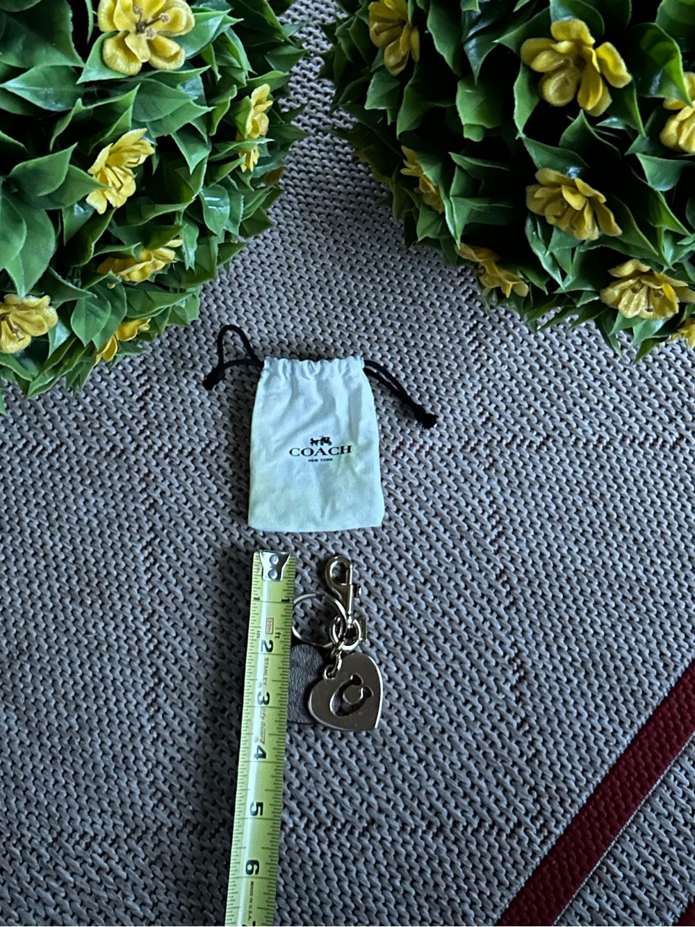 COACH EUC Key Charm/Bag Charm - Picture 2 of 4